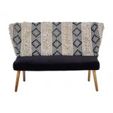 Cefena Moroccan Sofa, Black