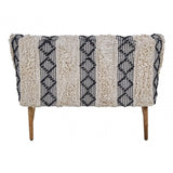 Cefena Moroccan Sofa, Black