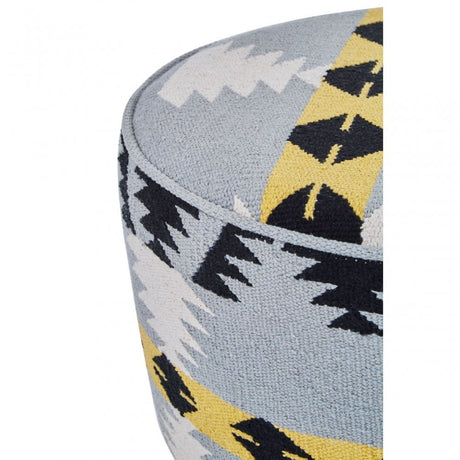 Cefena Round Footstool, Multi-Coloured