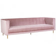 Otylia 3 Seat Pink Sofa, Pink