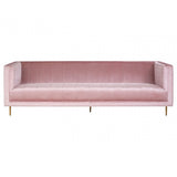 Otylia 3 Seat Pink Sofa, Pink