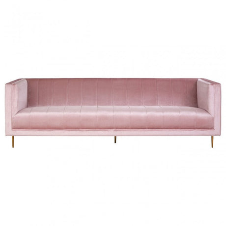 Otylia 3 Seat Pink Sofa, Pink