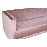 Otylia 3 Seat Pink Sofa, Pink
