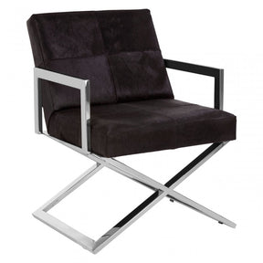 Kensington Townhouse Cross Base Chair, Black