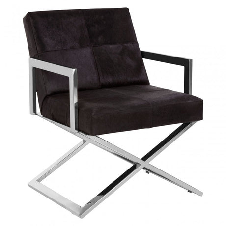 Kensington Townhouse Cross Base Chair, Black