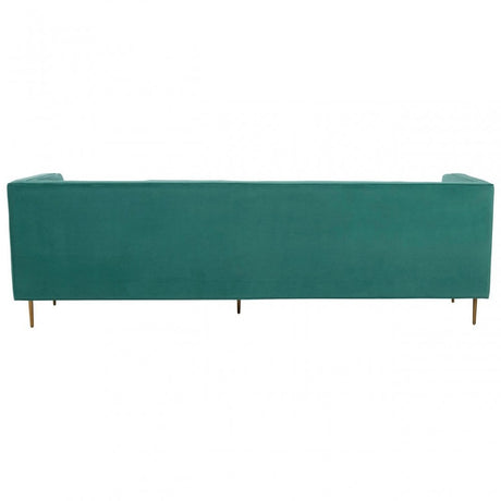 Otylia 3 Seat Green Sofa, Green