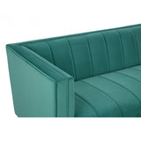 Otylia 3 Seat Green Sofa, Green