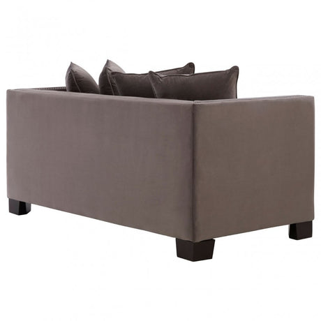Sofia 2 Seat Viola Aluminium Sofa, Brown