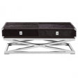 Kensington Townhouse Cross Base Coffee Table, Black