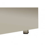 Carlox Square Chrome Finish Coffee Table, Silver