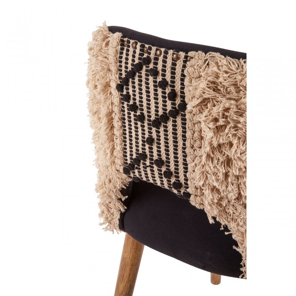 Cefena Moroccan Chair, White