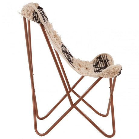 Cefena Butterfly Chair, Black