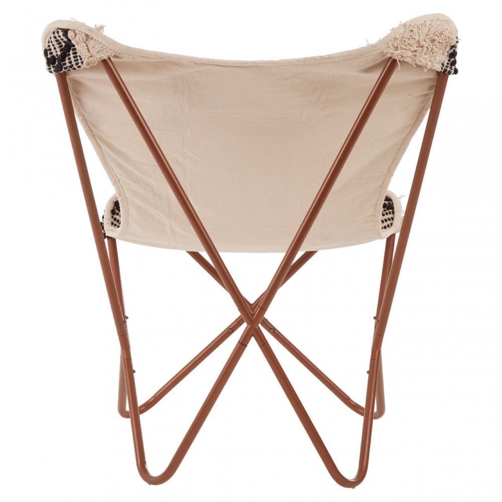 Cefena Butterfly Chair, Black