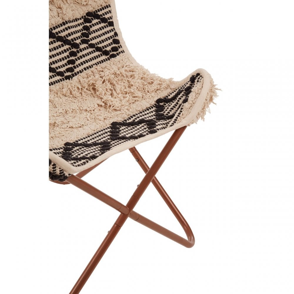 Cefena Butterfly Chair, Black