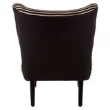 Cefena Black Moroccan Chair, Black