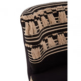 Cefena Black Moroccan Chair, Black