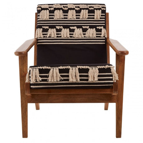 Cefena Laid Back Design Chair, Black