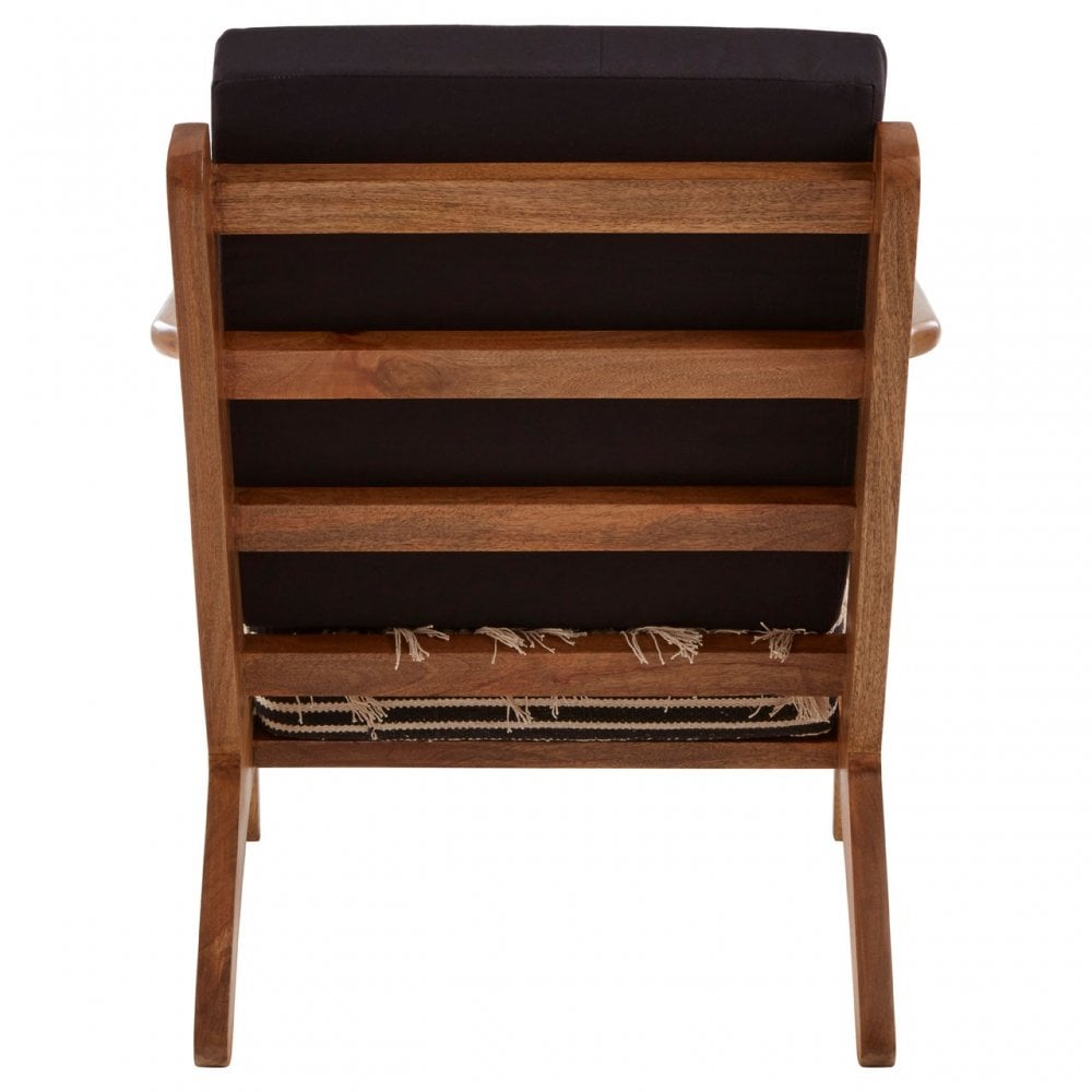Cefena Laid Back Design Chair, Black