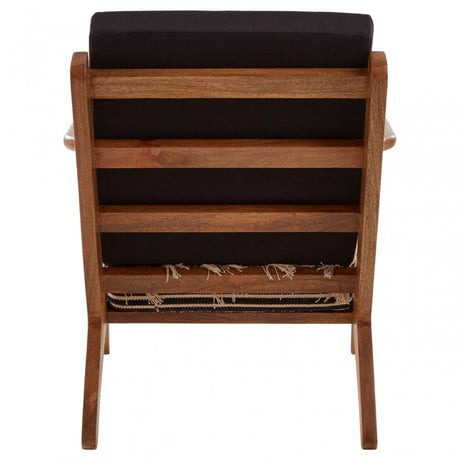 Cefena Laid Back Design Chair, Black