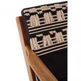 Cefena Laid Back Design Chair, Black