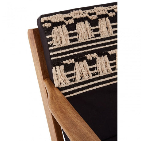 Cefena Laid Back Design Chair, Black