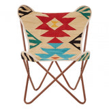 Cefena Assorted Colours Butterfly Chair, Multi-Coloured