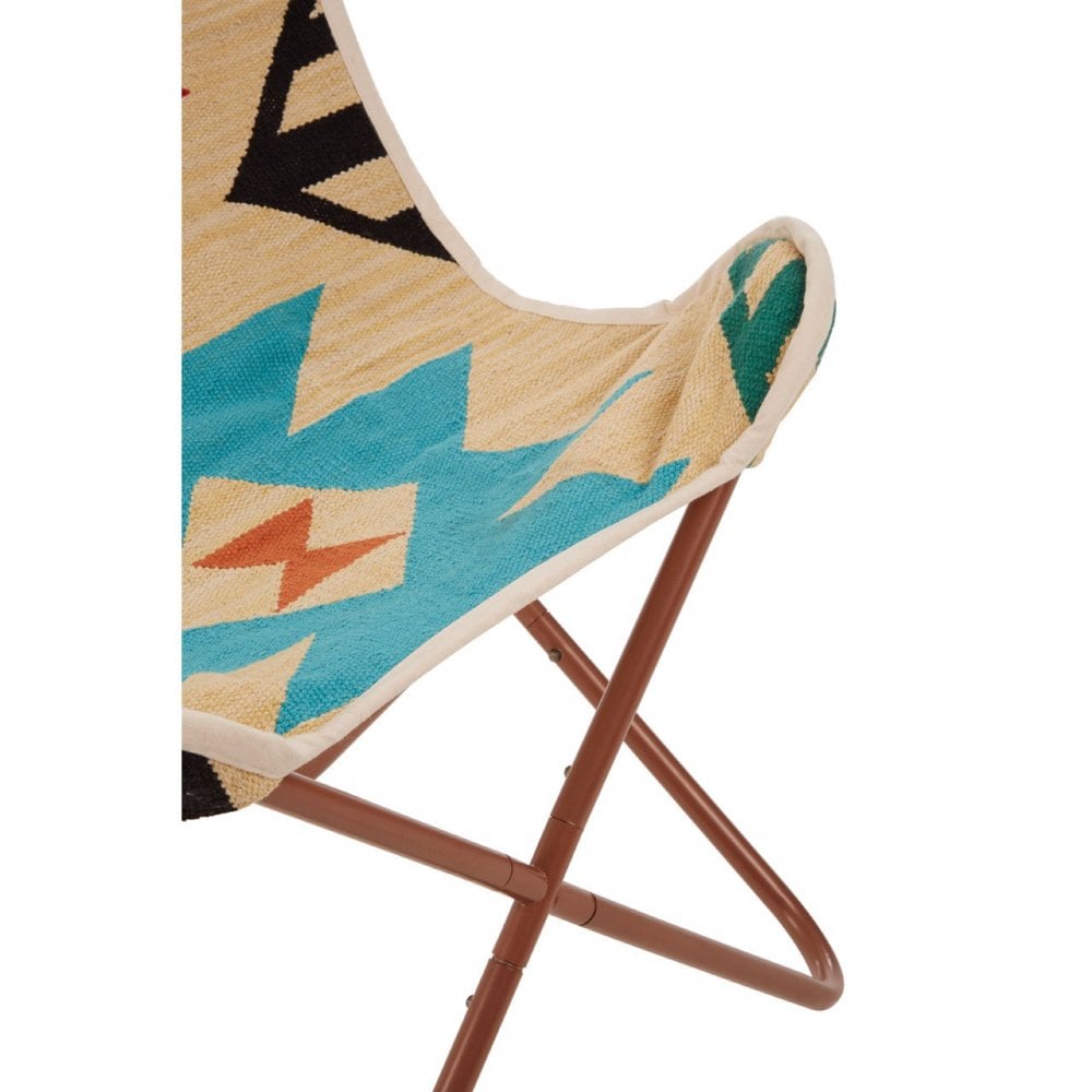 Cefena Assorted Colours Butterfly Chair, Multi-Coloured