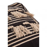 Cefena Black Pouffe, Black