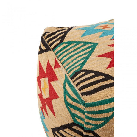 Cefena Assorted Colours Pouffe, Multi-Coloured