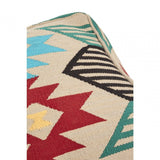 Cefena Assorted Colours Pouffe, Multi-Coloured