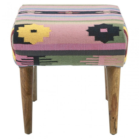 Cefena Footstool, Multi-Coloured
