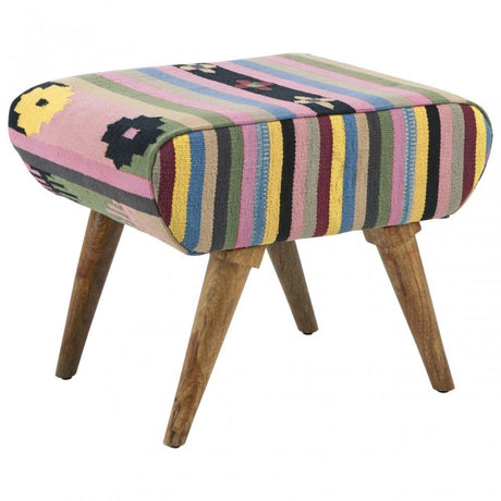 Cefena Footstool, Multi-Coloured