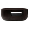 Gabelle Oblong Coffee Table, Brown