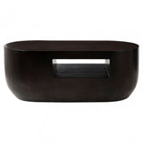 Gabelle Oblong Coffee Table, Brown