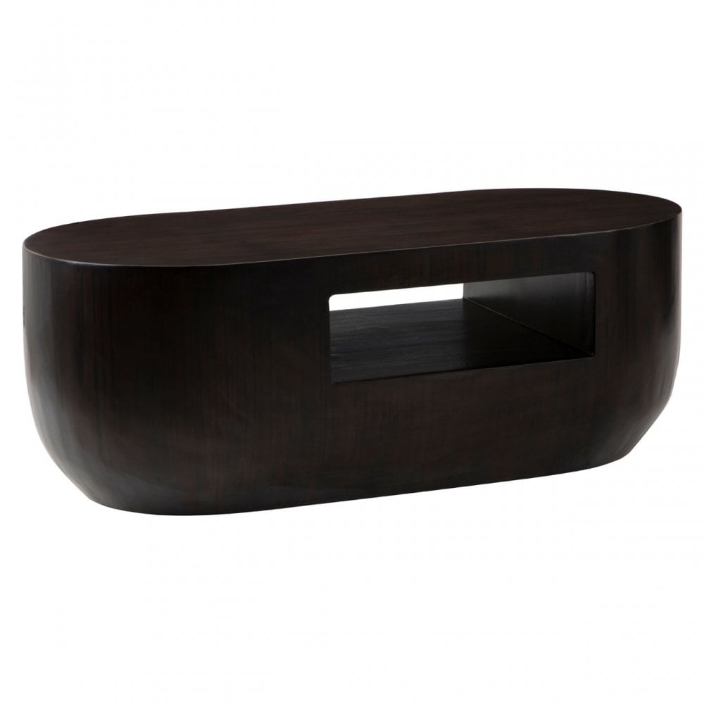Gabelle Oblong Coffee Table, Brown