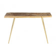 Relic Petrified Wood Console Table, Natural