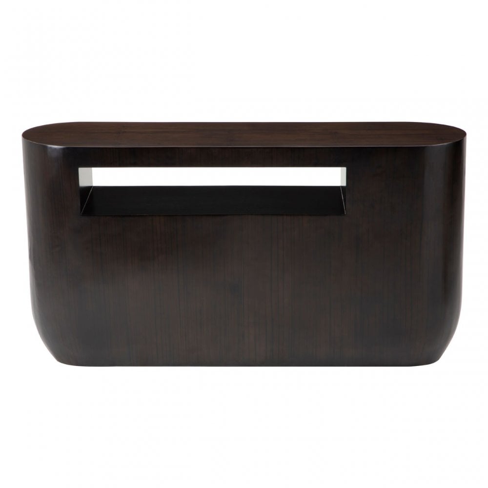 Gabelle Oblong Console Table, Brown