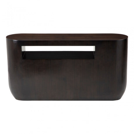 Gabelle Oblong Console Table, Brown