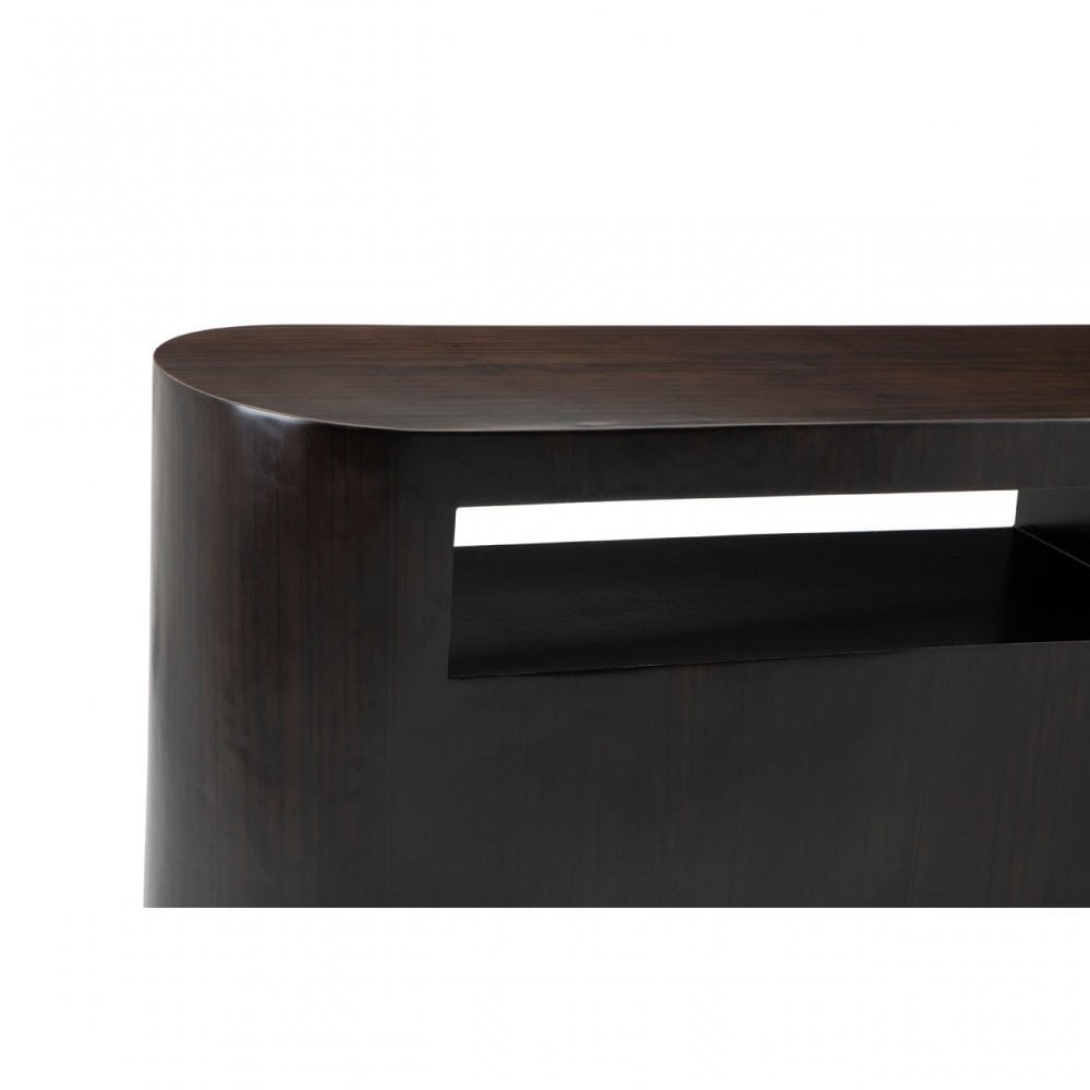 Gabelle Oblong Console Table, Brown