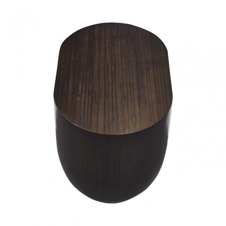 Gabelle Oblong Side Table, Brown