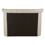 Edison Light Grey Double Ottoman Bed, Grey