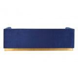 Opal 3 Seat Deep Blue Sofa, Blue