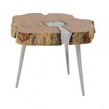 Almora Coffee Table, Silver