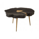 Almora Coffee Table , Gold