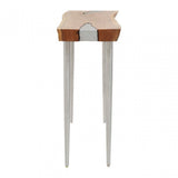 Almora Console Table with Acacia Top, Brown