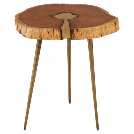 Almora Side Table, Silver