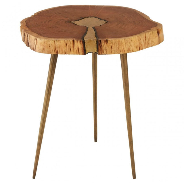 Almora Side Table, Silver