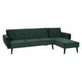 Serene 3 Seat Green Sofa Bed, Green