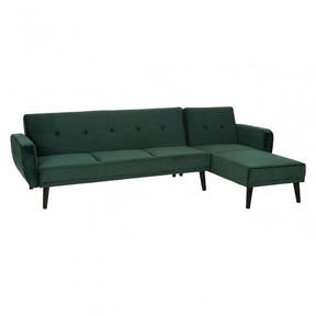 Serene 3 Seat Green Sofa Bed, Green