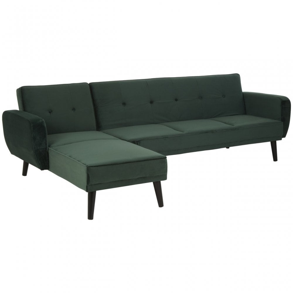 Serene 3 Seat Green Sofa Bed, Green
